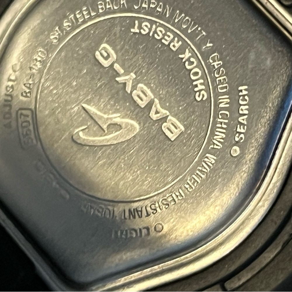 Casio Baby-G Silver and Black Watch - Picture 4 of 6
